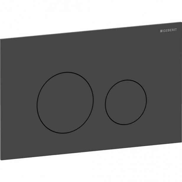 Geberit Sigma40 ovládací tlačítko ocel černá mat 115.628.14.1