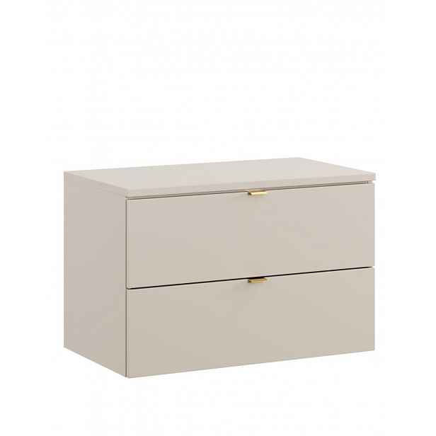 Koupelnová skříňka pod umyvadlo s deskou 80 cm, sada Dalia (SET-DC B 80CM)
