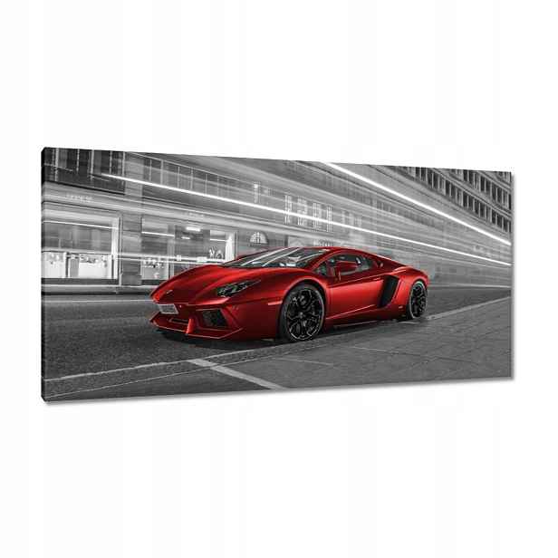 Obrazy 115x55 Červené Auto