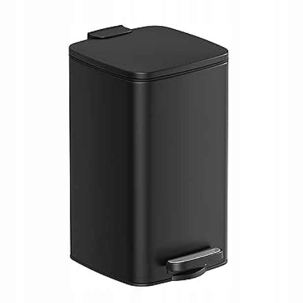 Odpadkový koš Songmics odpadkový koš 10 l černý
