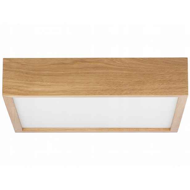 Stropní svítidlo Leja čtverec 385 mm Dub do obývacího pokoje kuchyně koupelny Stylová