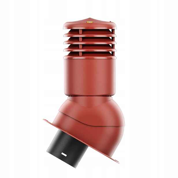 Větrací komín Smartline profil E fi 150 mm, zateplený, červený