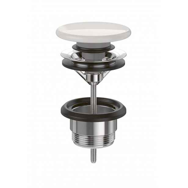 Villeroy & Boch - Umyvadlová výpusť, ClickClack, Stone White 681700RW