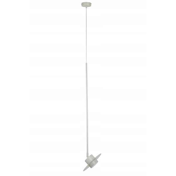 Závěsná lampa minimalistická šedá kulatá 20 cm pohyblivá do kuchyně Sigma