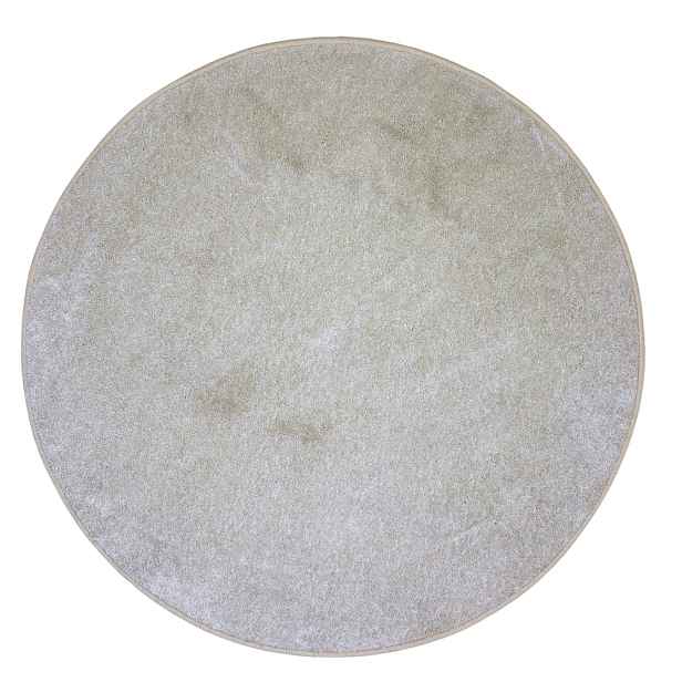 AKCE: 120x120 (průměr) kruh Kusový koberec Capri Lux cream kruh, béžová, chodba / předsíň, Vopi