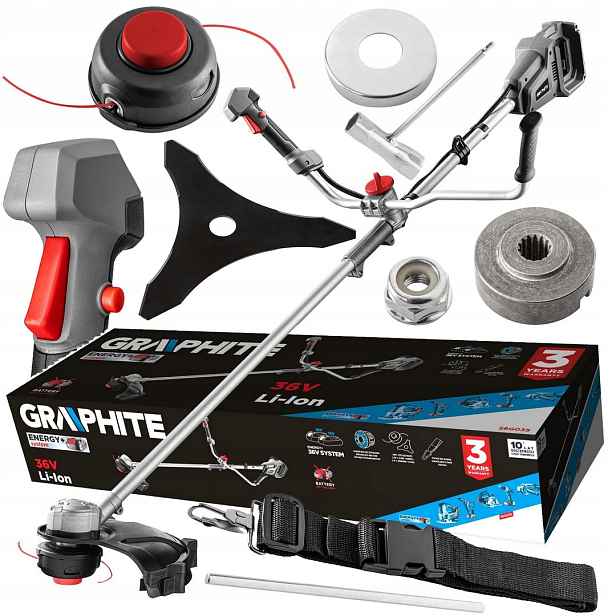 Aku Strunová Sekačka, Vyžínač Energy+ 36V Graphite Vlasec Kotouč (2x18V)