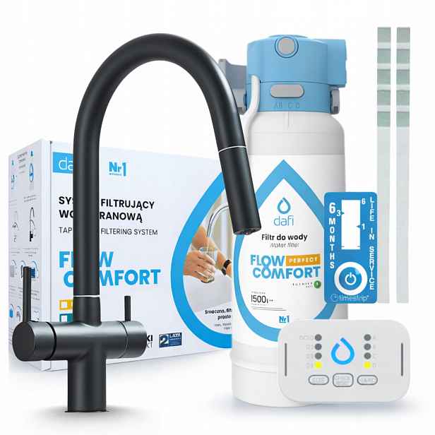 Kuchyňský Kohoutek Na Filtr Vody A Filtr Pod Dřez Dafiflow Comfort D-1