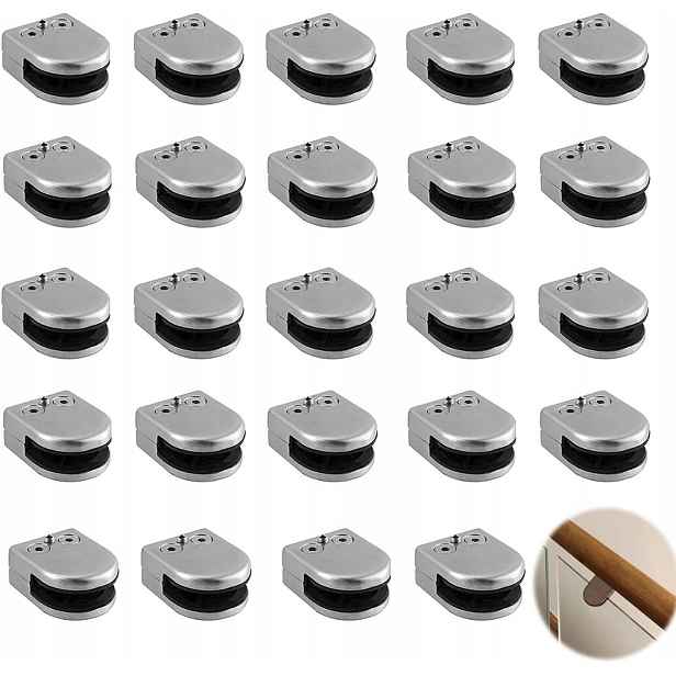 z nerezové oceli skleněné svorky 5-8 mm 25 Ks