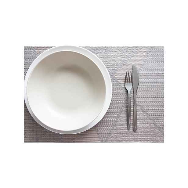 JAHU collections Prostírání Deluxe 30 × 45 cm – Isabela světle šedá