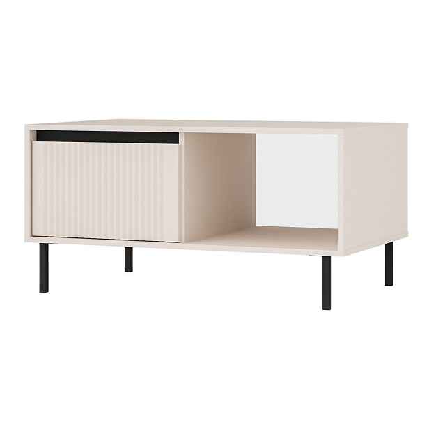 MASSENO KONFERENČNÍ STOLEK OSTIA, 100,2/50/60 cm, béžový