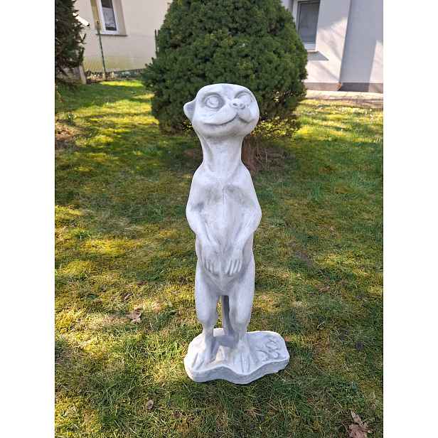 Betonová figurka Surikata zahradní socha, dekorace