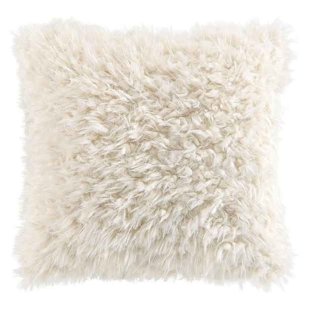 Dekorační polštář z umělé kožešiny 45x45 cm Mouton – douceur d'intérieur
