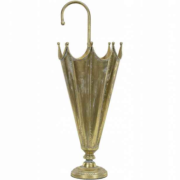 Deštník Stojan Na Deštníky Zlatý Loft Kovový Do Domácnosti 76 cm