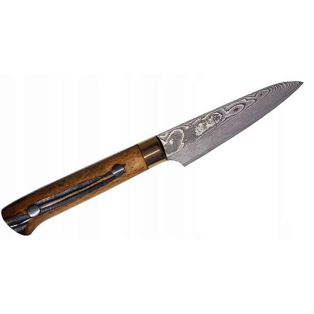 Nůž Na Loupání Takeshi Saji Ybb 9 cm, ručně kovaná ocel VG-10, dřevo