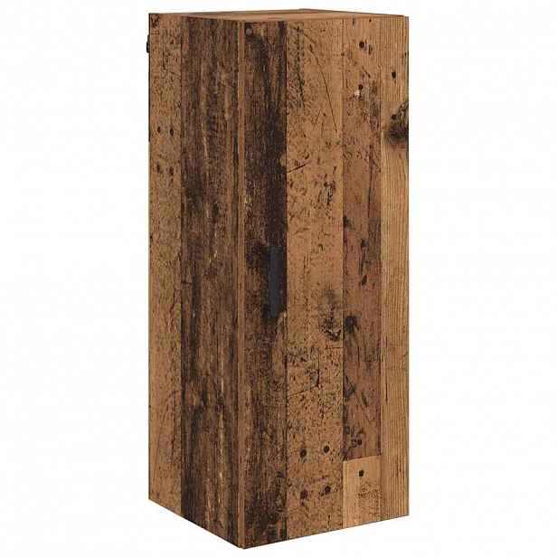vidaXL Nástěnná skříňka Staré dřevo 34,5 x 34 x 90 cm Kompozitní dřevo