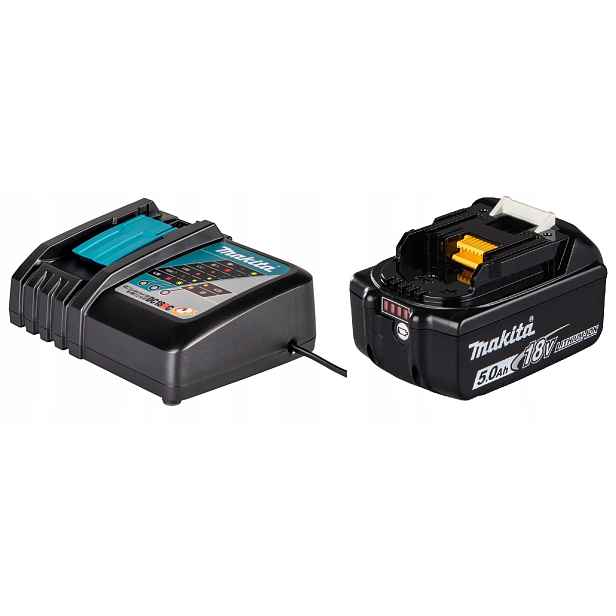 Makita Sada Napájecího Akumulátor 18V 1x5.0Ah Nabíječka DC18RC