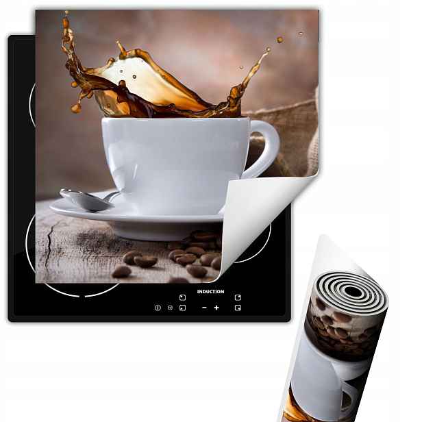Vinylová Ochranná Podložka Na Indukční Desku 50x52 Káva Bronz