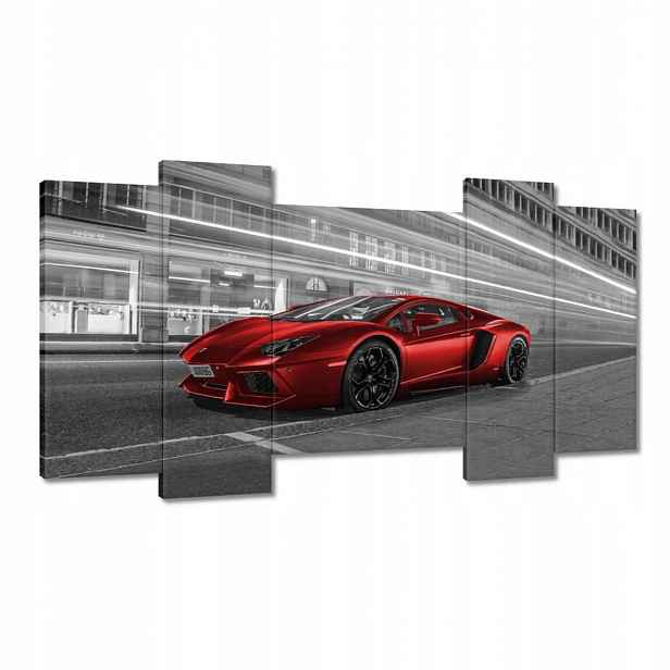 Obrazy 120x65 Červené auto