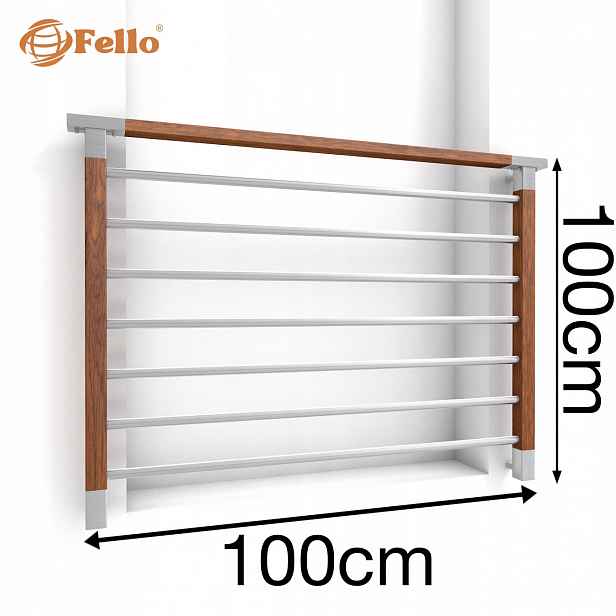 Standard Francouzský balkon 100 cm Balustrada Derwno