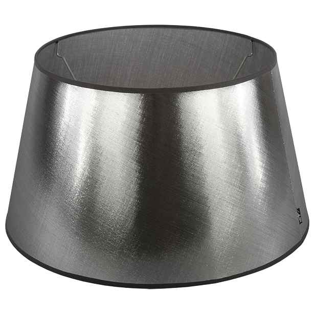 Stříbrno-černé stínidlo Azzuro drum - Ø20cm*11,5/ E27 Collectione