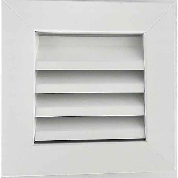 Ventilační mřížka kovová bílá 14x14 Pl