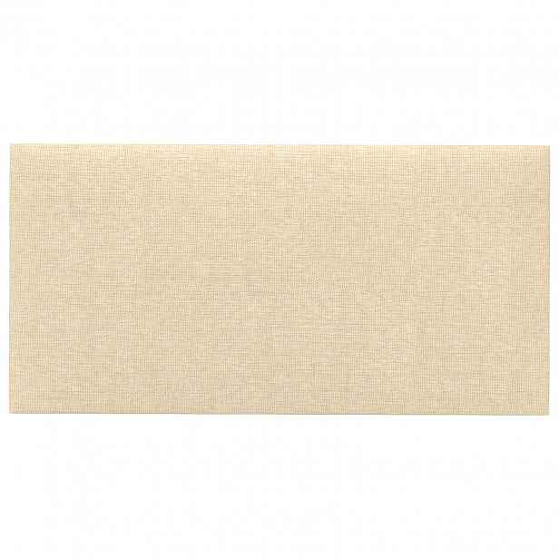 vidaXL Nástěnný čelník 12 ks 60 x 30 cm Krémová textil