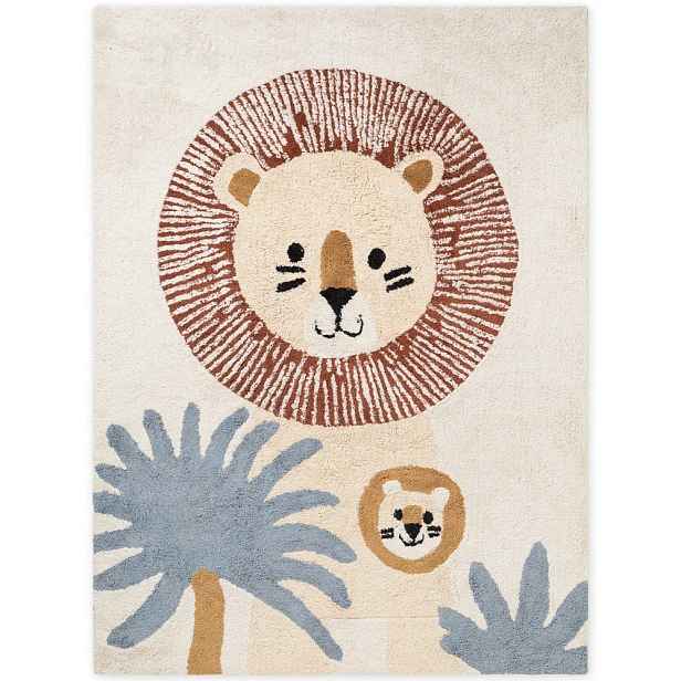 Krémový pratelný/ručně tkaný bavlněný dětský koberec 140x200 cm Snuggle Leander – Hanse Home