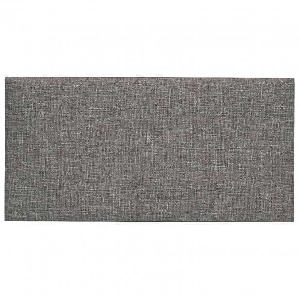 vidaXL Nástěnný čelník 12 ks 60 x 30 cm Světle šedá textil