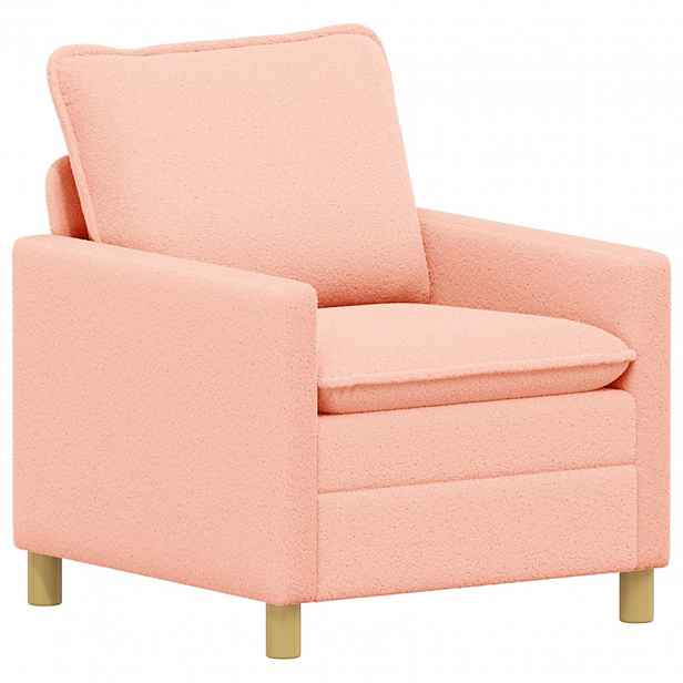 vidaXL Pohovka Růžová 76 x 81 x 87,5 cm Textil