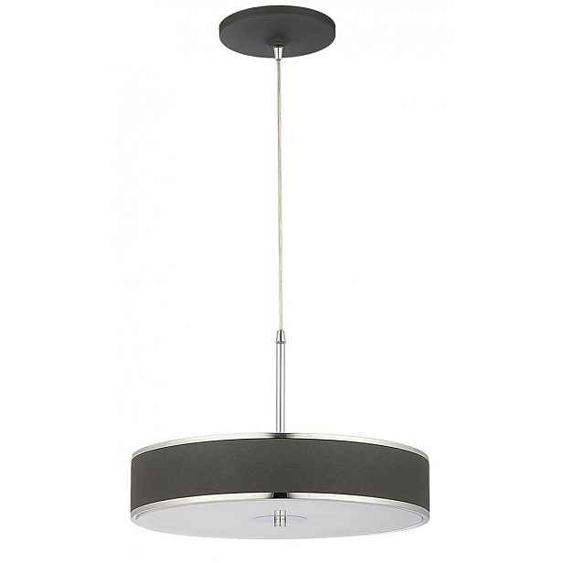 Závěsná lampa Jazz Stříbrná Šedá 3xE14 40 cm Stropní Svítidlo do pokoje Domov