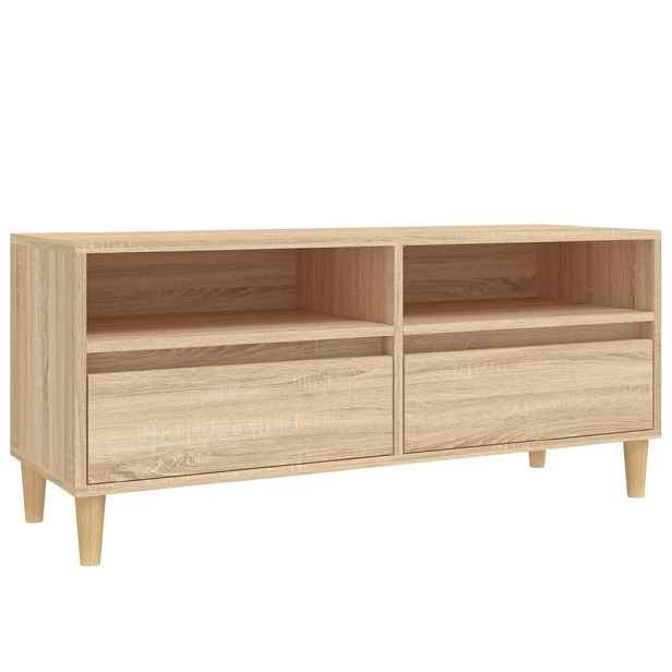 vidaXL TV skříňka dub sonoma 100 x 34,5 x 44,5 cm kompozitní dřevo
