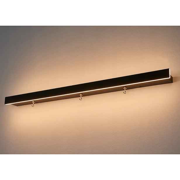 Repi Led lineární nástěnné svítidlo 100 cm 40 W minimalistické, moderní, černé