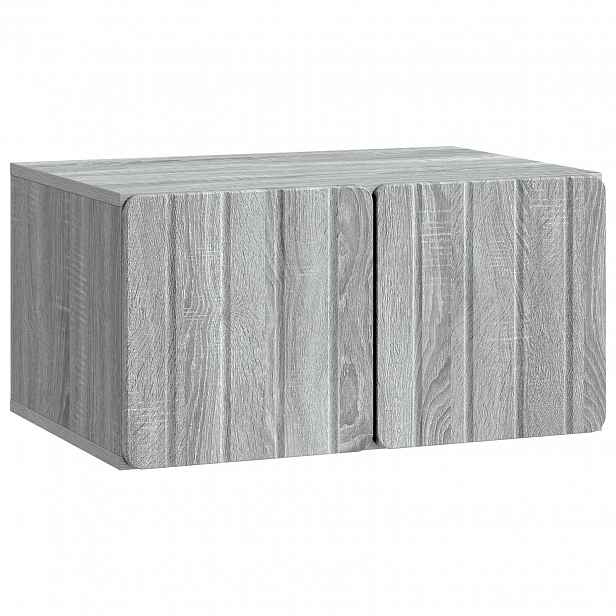 vidaXL Nástěnná TV skříň 59,5 x 41 x 30 cm Šedý Sonoma
