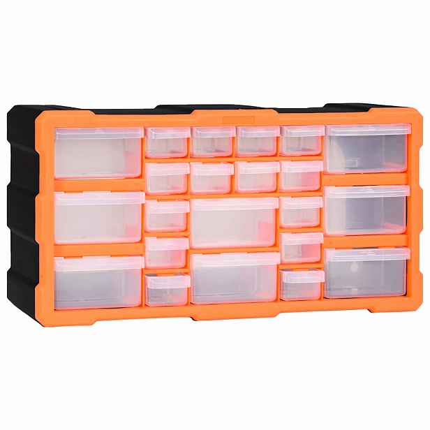 vidaXL Organizér se 22 zásuvkami 49 x 16 x 25,5 cm