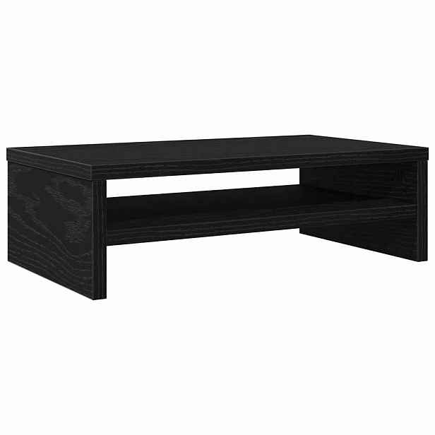 vidaXL Stojan na monitor černý dub 42 x 24 x 13 cm, dřevo