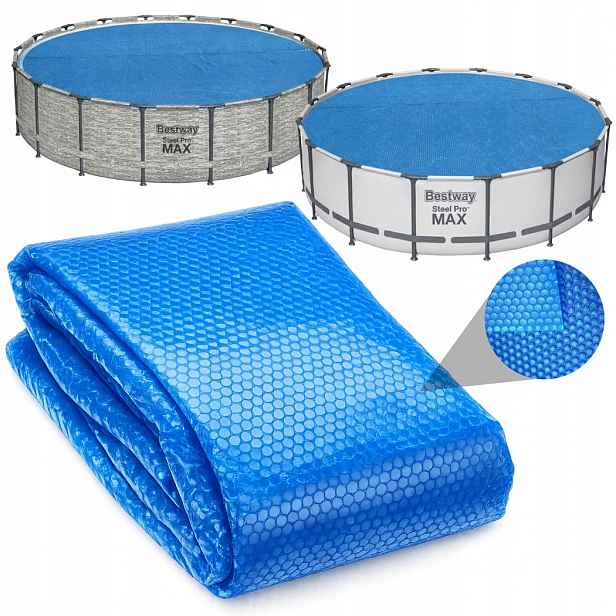 Krycí Plachta Termická solární podložka do bazénu Bestway Steel Pro Max 488 cm