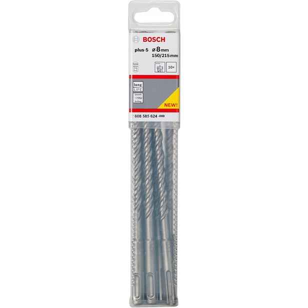Vrták 8x150x215 mm Bosch Ve Sds plus-5 10 kusů