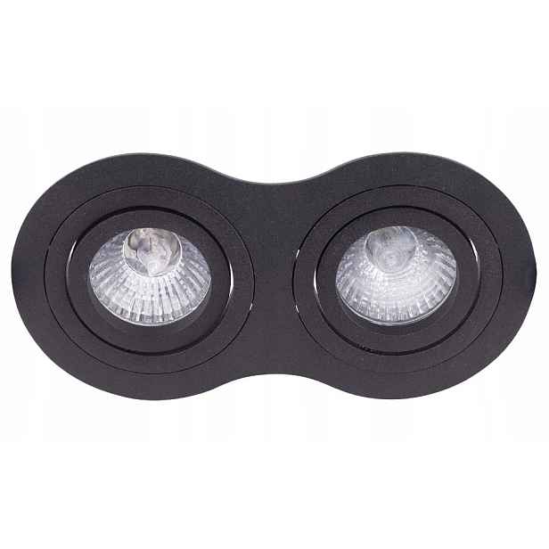 Zapuštěné spotové svítidlo Signal II černé MaxLight