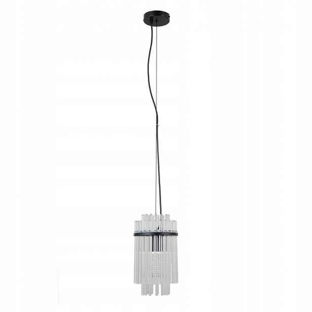 Bonte PND-40929-1A-BK Moderní křišťálová závěsná lampa