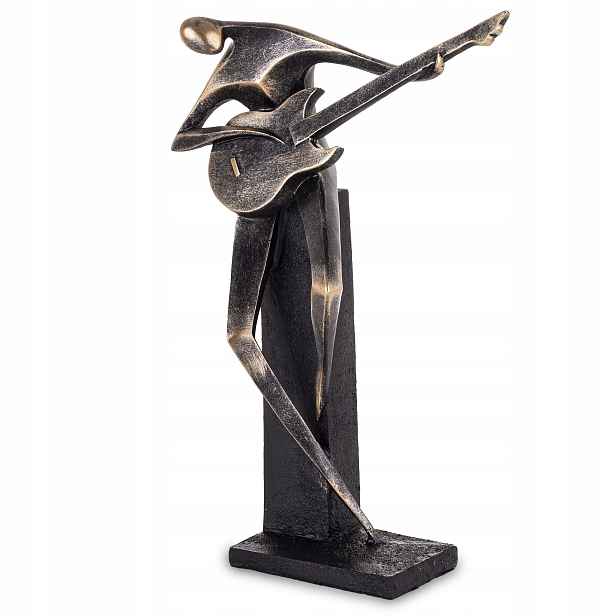 Figurka hudebníka s kytarou – moderní dekorace na kytaru 30 cm