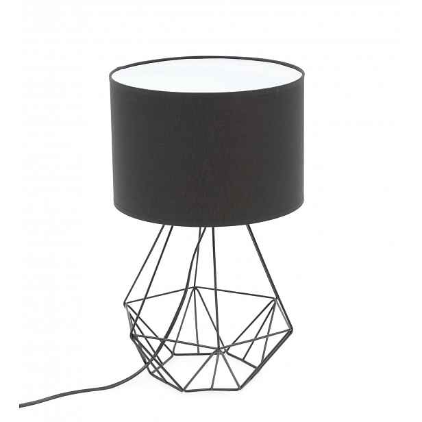 Stolní lampa na noční stolek BENIGNE - černá
