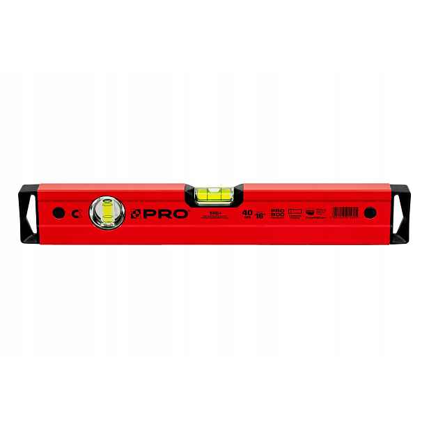 Vodováha PRO800 malovaná červená s magnetem 40 cm Pro