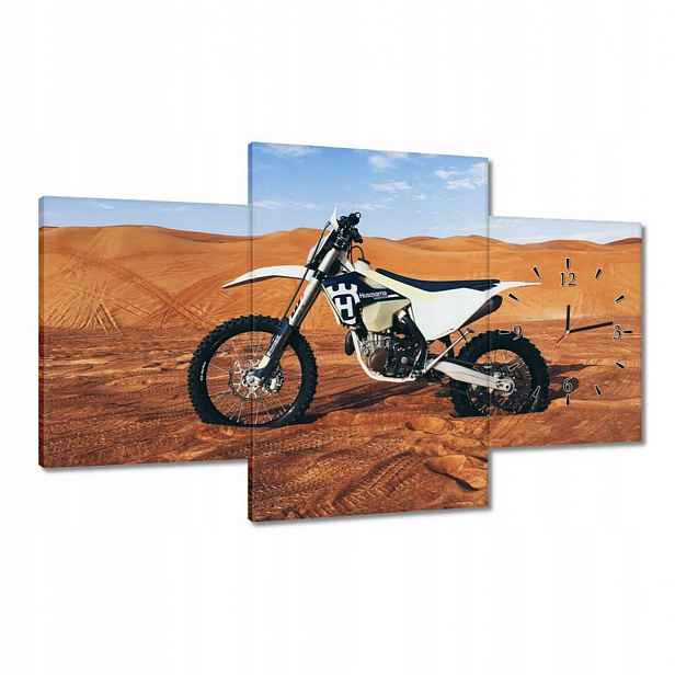 Hodiny 100x60 Motocross na poušti