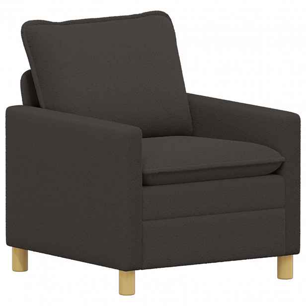 vidaXL Pohovka Tmavě šedá 76 x 81 x 87,5 cm Textil