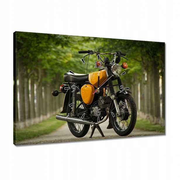 Hodiny 60x40 motocykl Simson Klasika