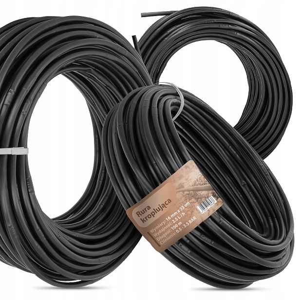 Zavlažovací kabel 100 m 16 mm kapka 33 cm Ry