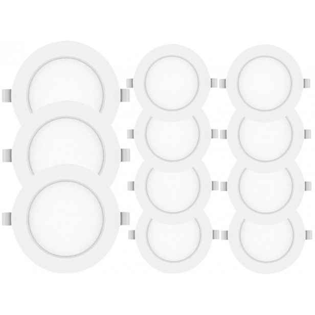 11x Lampička Panel Stropní Svítidlo Stropní Led 18W Svítidlo Slim pro závěsný strop