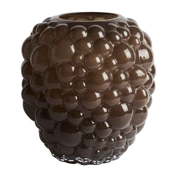 Hnědá skleněná váza (výška 30 cm) Mure – Kave Home