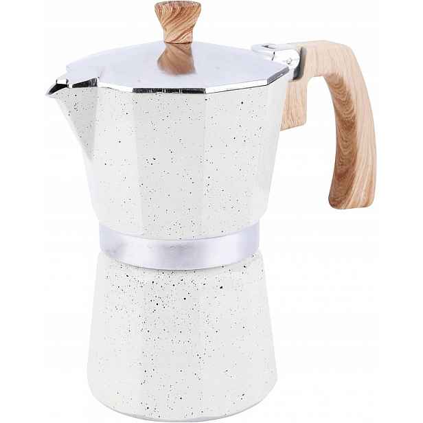 Kávovar, 6 šálků 290 ml, hliníková konvice na kávu