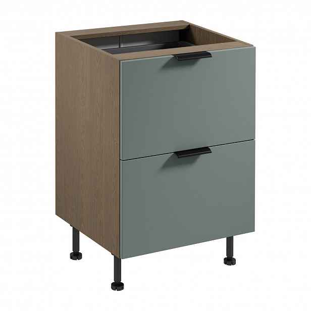 Kuchyňská skříňka SORENTO D60S2+1 AX -  Baltic Storm Zelená